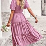 SheIn Ruffle Hem Swiss Dress Photo 1