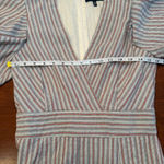 Robert Rodriguez  Basia Mini Dress Stripe Ruffle Cotton‎ Size 6 Photo 10