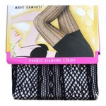 Spanx Star Power Center-Stage Double Diamond Stripe Shaping Tights Black Size C Photo 8