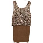 Wow Couture  Sequin Cocktail Mini Dress Size Large Photo 3