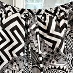 L.A.M.B. Vintage 100% Silk Y2K Gwen Stefani Chevron Tiered Maxi Dress Size 0 XXS Photo 2