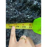 Vintage Bouclé Knit Jacket L Black Blue Trim Artsy Textured Zip | Grace Fisher Size L Photo 8