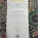 CAbi  Poet Blouse Floral Print Ruffle Sleeve V-Neck‎ Top Medium Photo 4