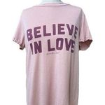 Spiritual Gangster You Are Loved Pink Distressed Short Sleeve T Shirt Medium Photo 0