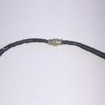 Vintage Brown Brass Wooden Beads Beaded Boho Necklace Photo 3