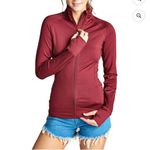 Active USA  maroon lightweight jacket size small Photo 6
