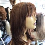 Copper brown wig skin top 2019 hairstyle Size 14 Photo 3
