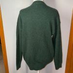 Witty Fox Green Peace Sign Floral Knit Sweater Young Contemporary Size S Photo 1