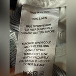 Quince  Striped Drawstring Linen Pants Size Medium Photo 11