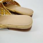 Rag N Co Mariana Woven Flat Mules With Tassels New US 8 Yellow Photo 6