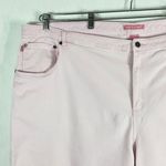 Woman Within  Plus Size 32W Capri Jeans Light Pink High Rise Natural‎ Fit 818 Photo 4