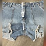 Knox Rose Light Wash Embroidered Side Pockets Raw Hem Mid Rise Shorts Sz 10 NEW Photo 8