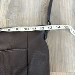 Elliott Lucca Dark Brown Pebbled Leather Crossbody Bag Photo 6