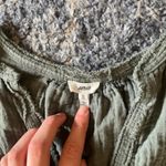 Aerie  Green V-neck Sleeveless Summer Tank Top Blouse Women's Size XL Photo 7