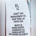 Aerie Women's Size XL Light Blue White Striped Drawstring Waist Boho Shorts Photo 5