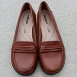 Clarks Collection Women's Ashland Lily Women's Brown Leather Loafer Sz 8 Photo 1
