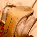 International concepts Gold Floral Heels Photo 3