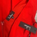 Lulus NWT Lulu’s fit and flare plunge dress red valentine Photo 3