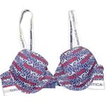 Nautica  Red White & Blue T-Shirt Bra Women's Size 34C Photo 0