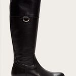 Frye MELISSA D RING TALL BLACK LEATHER RIDING BOOT WOMEN 6 Photo 0