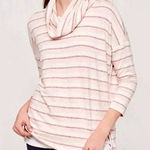 Lou & grey  Striped Cowl Neck Pullover Photo 0