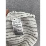 Banana Republic Women's Blouse Sweetheart Neck Striped Linen Size Medium Trapeze Photo 2