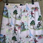 Nick & Nora Pajama Set Womens Medium Dogs Lover Poodles Novelty Paris Photo 9