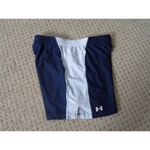 Under Armour , women's medium blue/white Heatgear shorts Photo 3