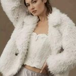 Anthropologie  NWOT faux fur double breasted jacket pockets plus size 2x Photo 0
