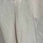 Ralph Lauren Purple Label Jamie Pants Cream Linen Silk Shimmer Wide Leg Approx 8 White Photo 2