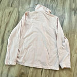 Chico's ZENERGY BY CHICO’S | Blush Pink Clear Sequin Zip Up Track Jacket | Size 2 Large Photo 7