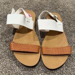 Madewell White and Tan Sandals NWOT🤍 Photo 1