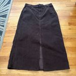 Madewell Madwell Brown Corderoy MIDI Skirt Size 30 Photo 0