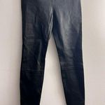 Helmut Lang  leather leggings Lambs wool slim pants blogger favorite 6 Photo 0