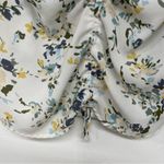 Abercrombie & Fitch  White Floral Puff Sleeve Cinched Bust Blouse Womens Small Photo 9