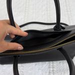 Furla Tessa Onyx Leather Tote with Gold Accents Photo 6