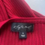 Say What? Vintage Y2K SAY WHAT Long Sleeve Sweater Dress Sz S Red Bodycon Corset Holiday Photo 7