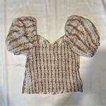 Sienna Sky Floral Puff Sleeve Blouse – Size XL Photo 4