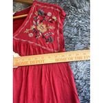 Knox Rose Knox Rose Sleeveless Tank Top M 100% Cotton Embroidered Flower Panel NWT Photo 7