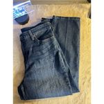 Duluth Women's High Rise Tapered Jeans Size 12 Blue Dark Wash Stretch Photo 7