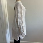 Diane Von Furstenberg  Size 3X  Sheer Metallic Cable Knit Sweater Top Lagenlook Photo 10