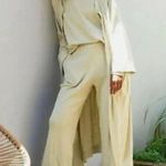Free People BEACH | Golden Sands Oversized Cardigan Light Sage | Size Small Photo 1