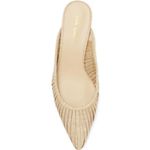 Cult Gaia ππ Alia Mule Sculptural Ball Heel Pointed Toe Natural Raffia EU 39.5 Photo 5