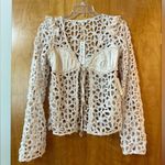 For Love & Lemons Free People Brooke Top Floral Crochet Boho Chic Hippie NWT S Photo 0