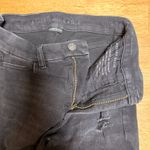 American Eagle  The Dream Jean Black Distressed Curvy Mom Photo 1