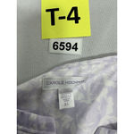 Womans Carole Hochman Pullover Night Gown XL Purple White Floral 3/4 Sleeve Photo 2