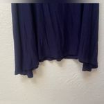 Discreet Women's long blue sleeveless blouse size XL round neck Photo 3