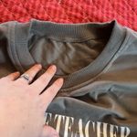 Swiftie Teacher Crewneck Sweatshirt Gray Era Taylor Music Classroom Size 1X Photo 6