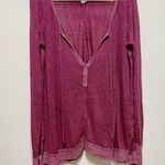 We The Free Free People Hacci Affogato Colonial Rose Linen Blend Top Photo 0