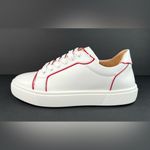 Christian Louboutin Vieirissima Flat White Leather Ace Women Sneakers EU 41.5 Photo 8